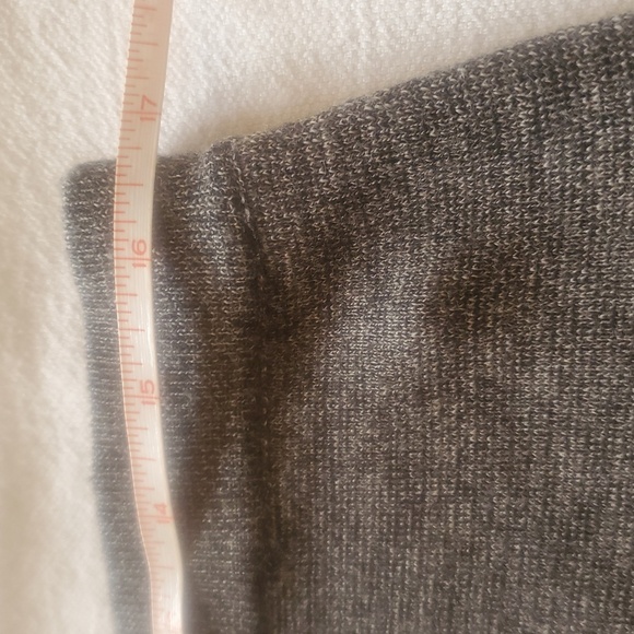 Pursuits, Ltd. 100% Extra Fine Italian Merino Grey Wool‎ Long Sz. L Skirt - Picture 7 of 9